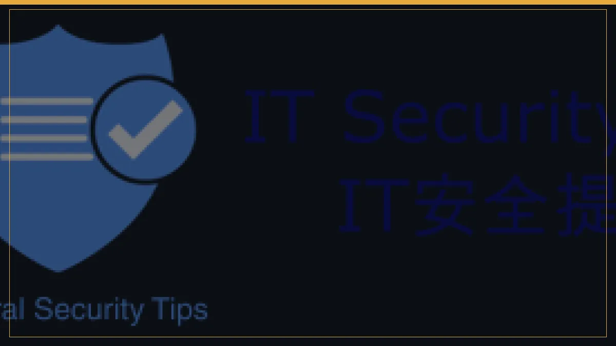 IT security tips